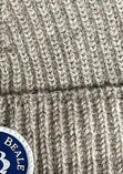 Badge Beanie Wool Unisex Beanie Hat.