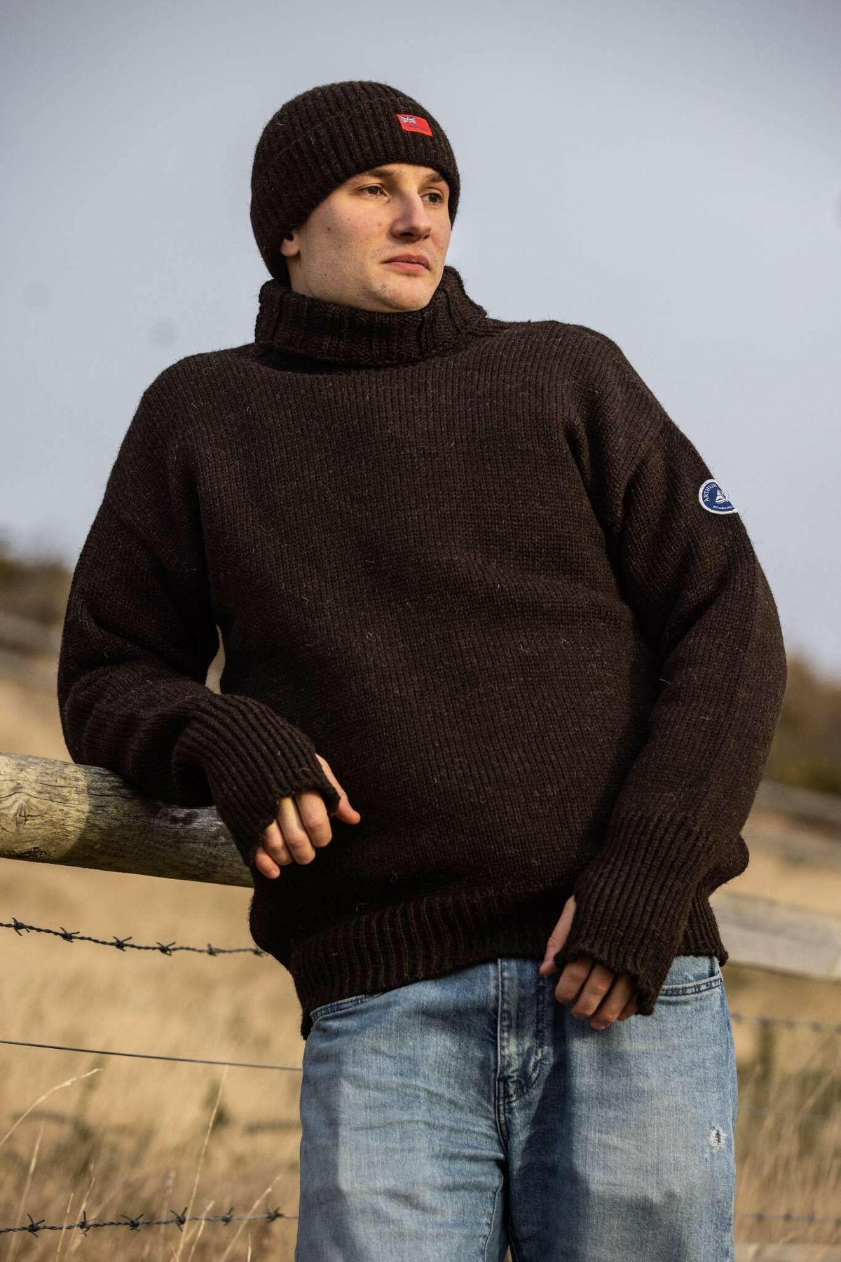 Beerenberg Wool Roll Neck Sweater.