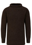 Erebus Wool Boat Neck Sweater.