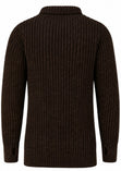 Erebus Wool Boat Neck Sweater.