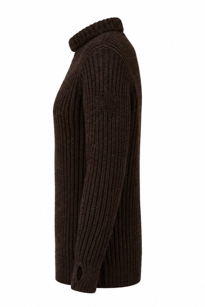 Erebus Wool Boat Neck Sweater.