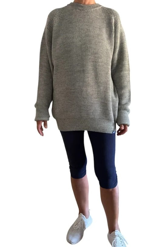 Merino Wool Crew Neck Sweater