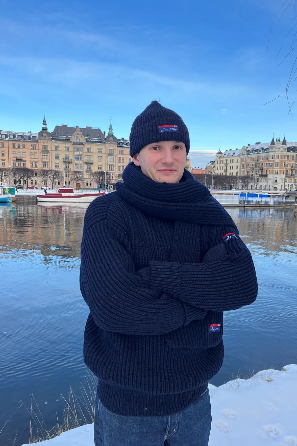 Maritime British Wool Unisex Beanie Hat