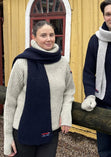 Maritime British Wool Unisex Scarf.