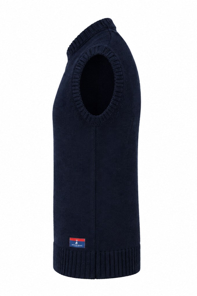 Maritime British Wool Sleeveless Sweater