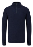 Zip Neck British Wool Sweater