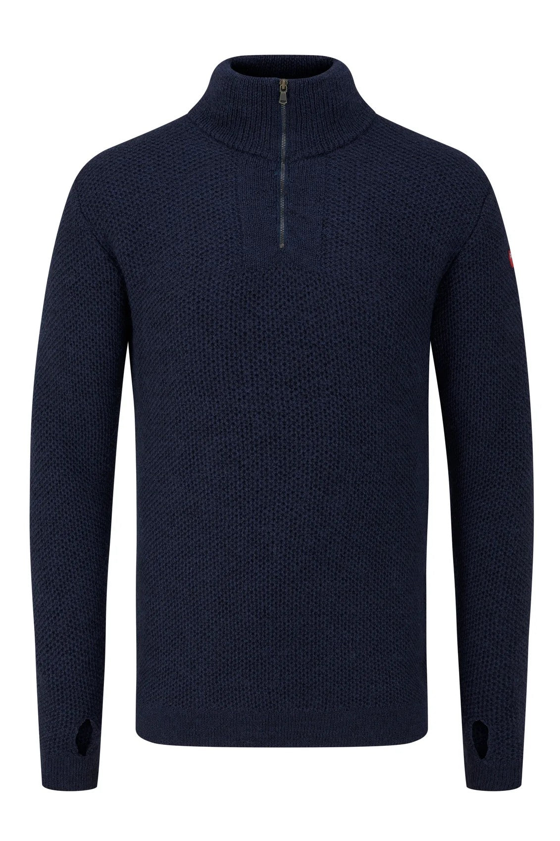 Zip Neck British Wool Sweater