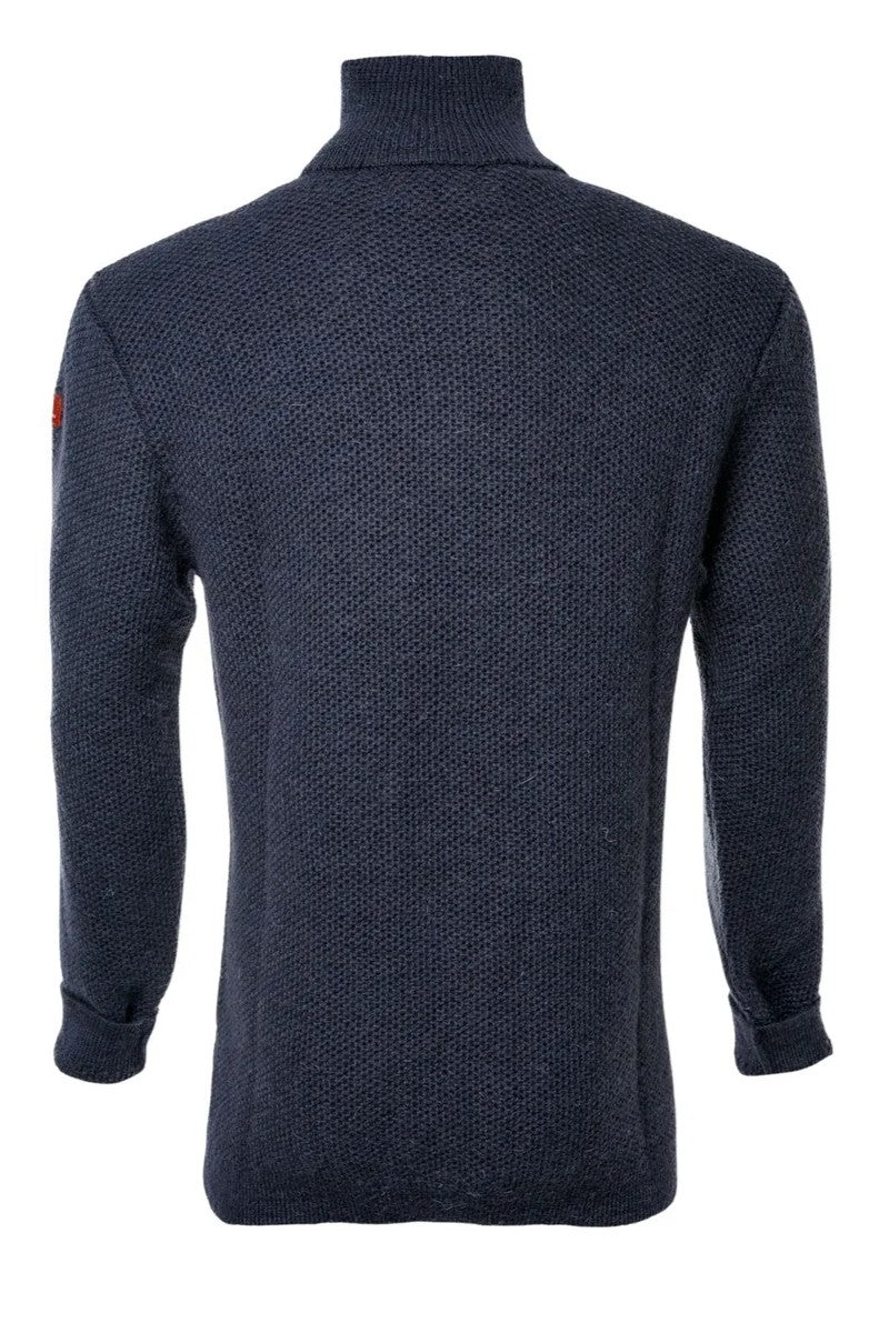 Zip Neck British Wool Sweater