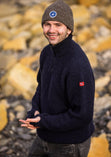 Zip Neck British Wool Sweater