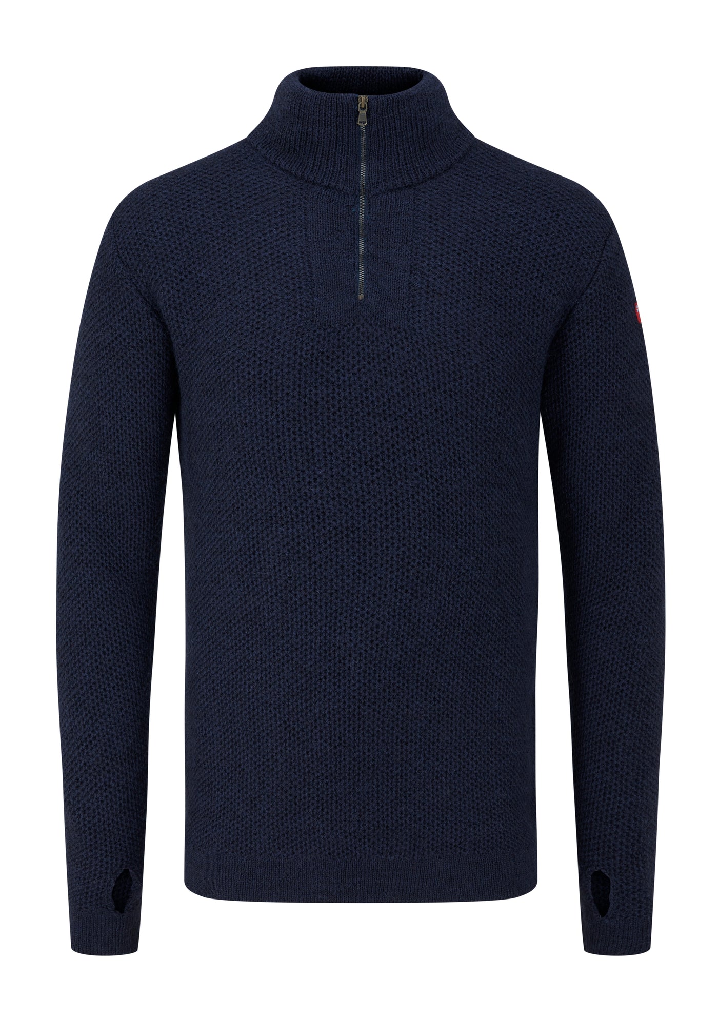 Arthur Beale Zip Neck Jumper