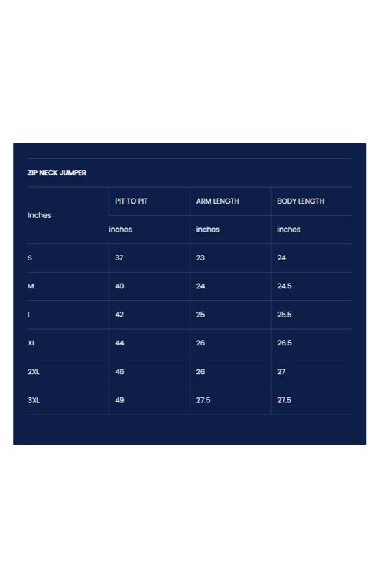Zip Neck British Wool Sweater