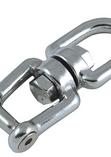 Stainless Steel Fork-Eye Allen Pin Swivel.