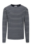 Arthur Beale Marina Cotton Striped T-shirt (Long Sleeve)