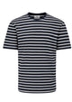 Arthur Beale Harbour Striped Cotton T-shirt (Short Sleeve)