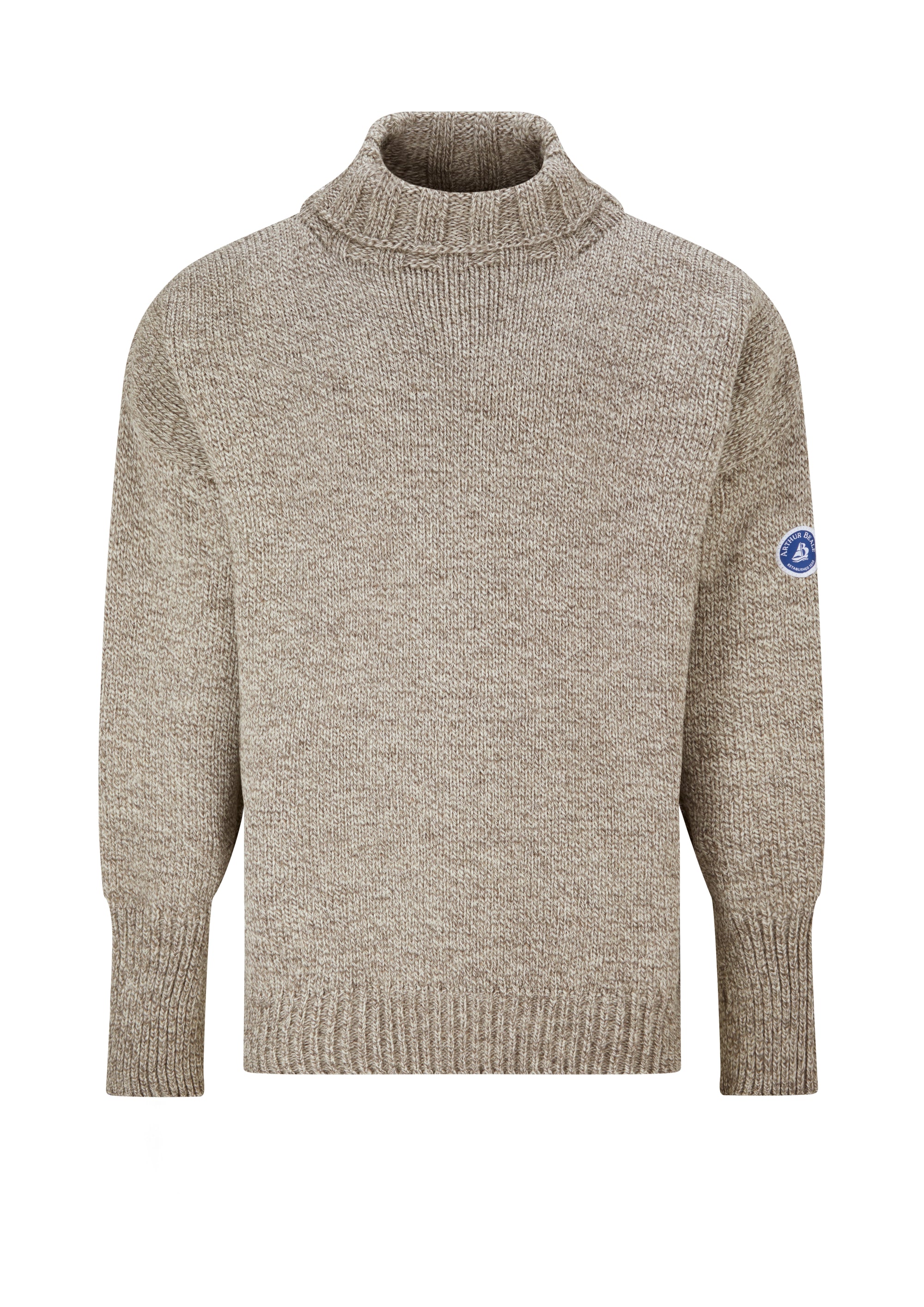 Arthur Beale Oiled Wool Beerenberg® Pullover, Natural Twist, Large (Imperfect)