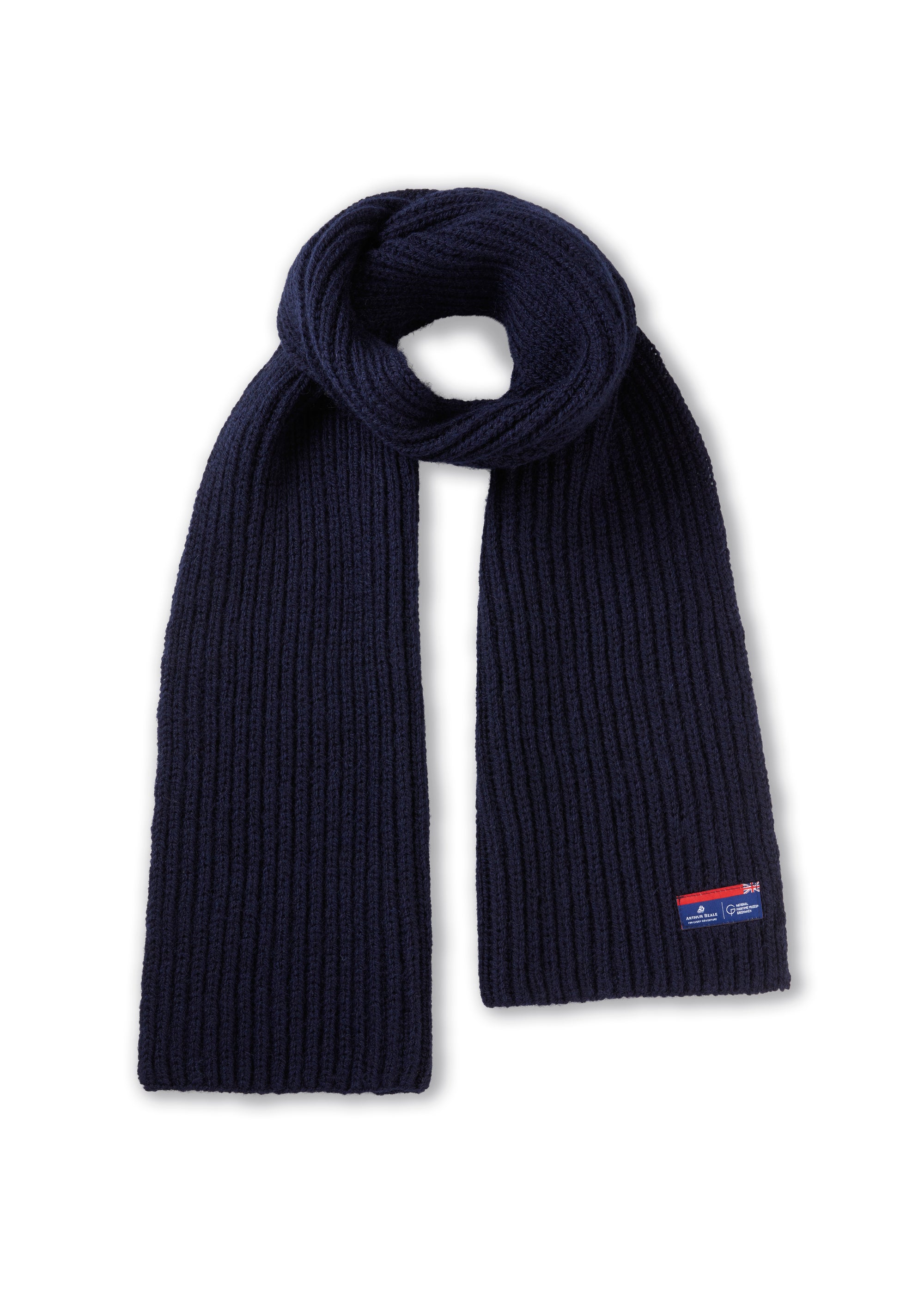 Arthur Beale Maritime Wool Scarf