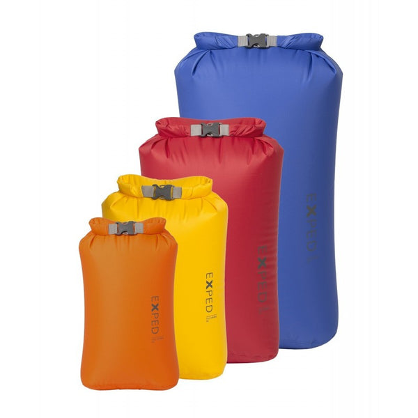 Exped Fold Dry Bag Bright 4pk