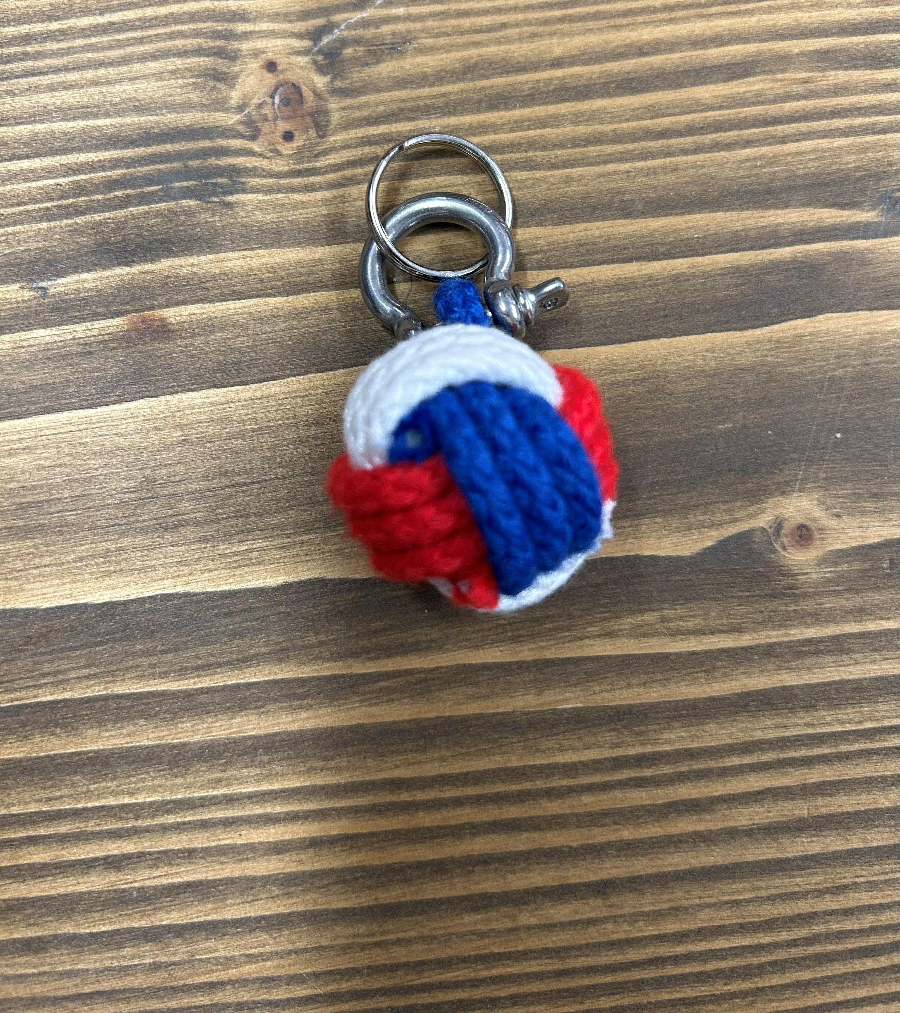 Monkey Fist Rope Ball Key Ring.