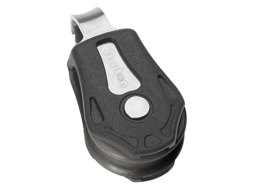 Barton Size 0 Single Fixed Eye Block - 20mm - Plain bearing - N00110