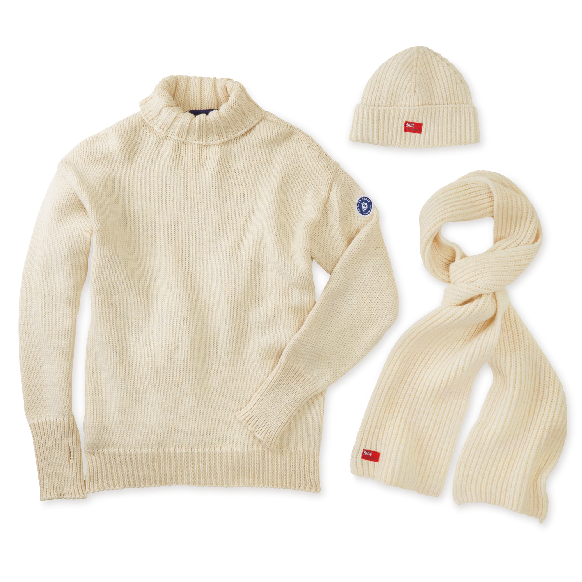 Arthur Beale woollen set: Beerenberg, Beanie & Scarf