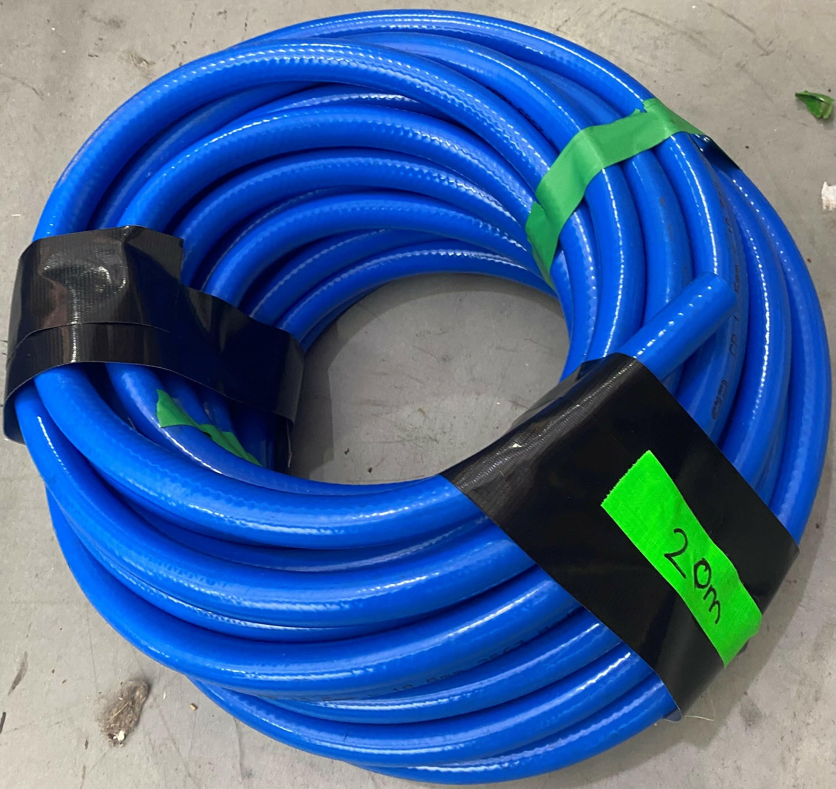 Blue PVC Hose.