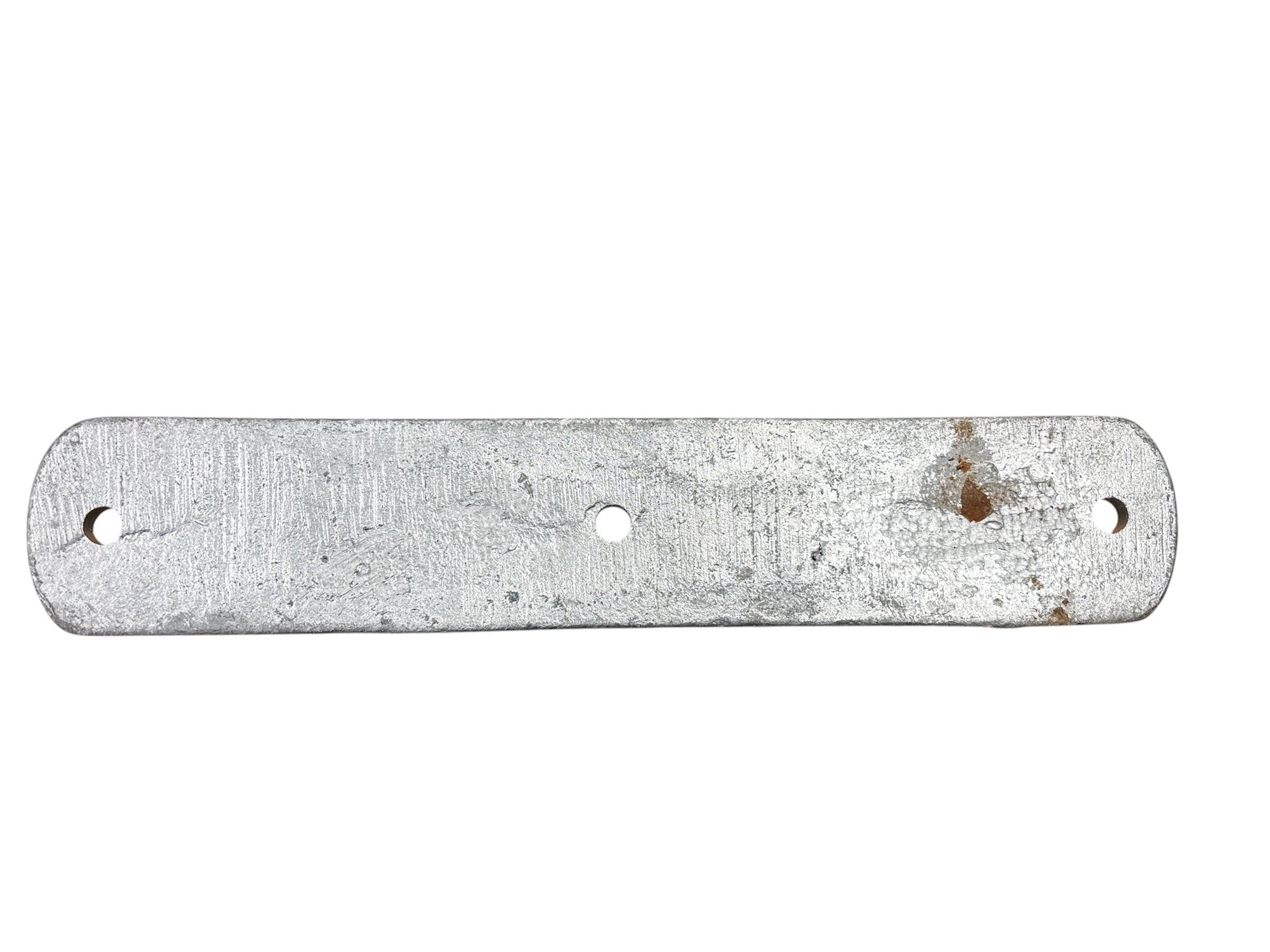 Galvanised steel bow chock 11"