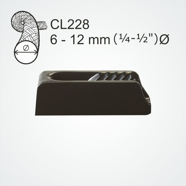 Clamcleat® Vertical Nylon Jam Cleat with Fairlead
