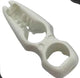 Plastic Quick Clips White Small.