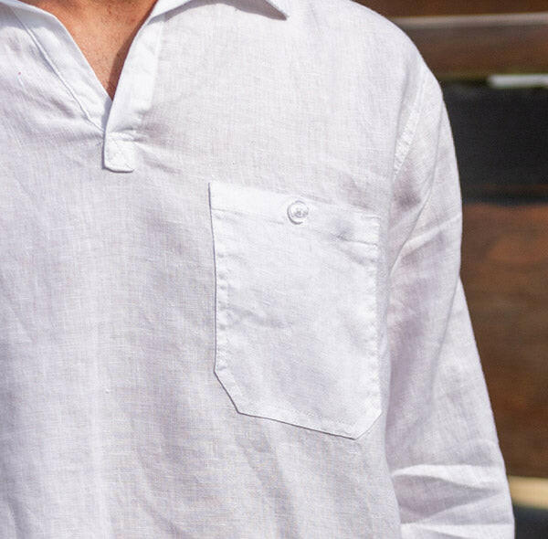 Mousqueton Yoanes mens linen shirt.