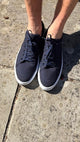 Arthur Beale Canvas Deck Shoe