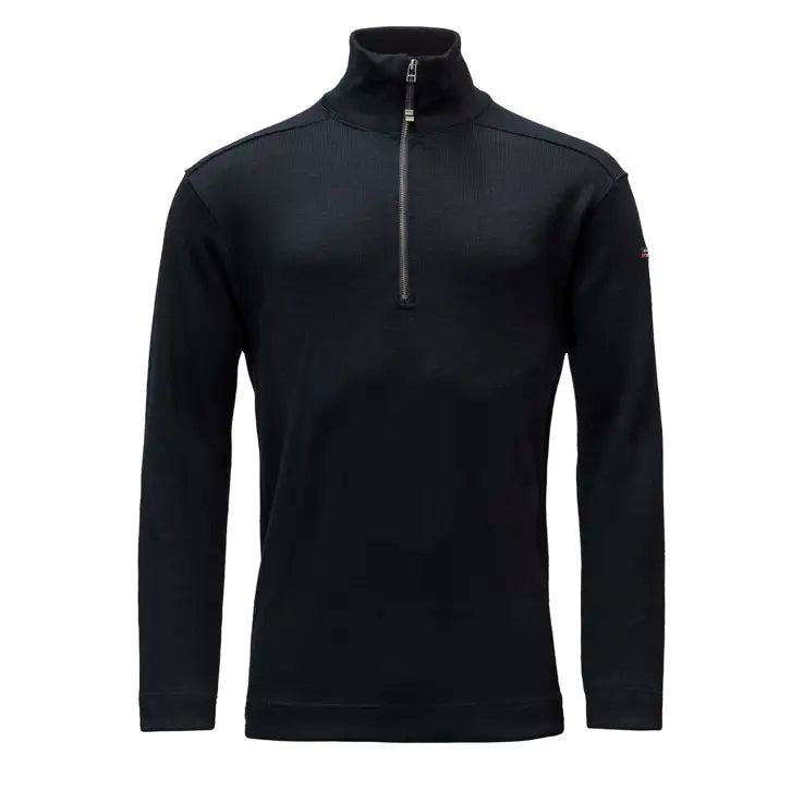 Devold Blaatrøie Zip Neck Sweater.