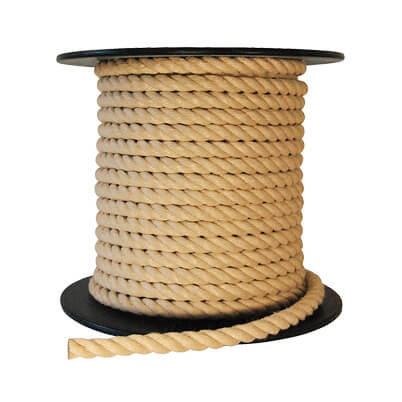 Three strand Hempex Classic 14mm 100m Reel