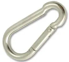 Galvanised Carbine Hook without eye 10x120mm.