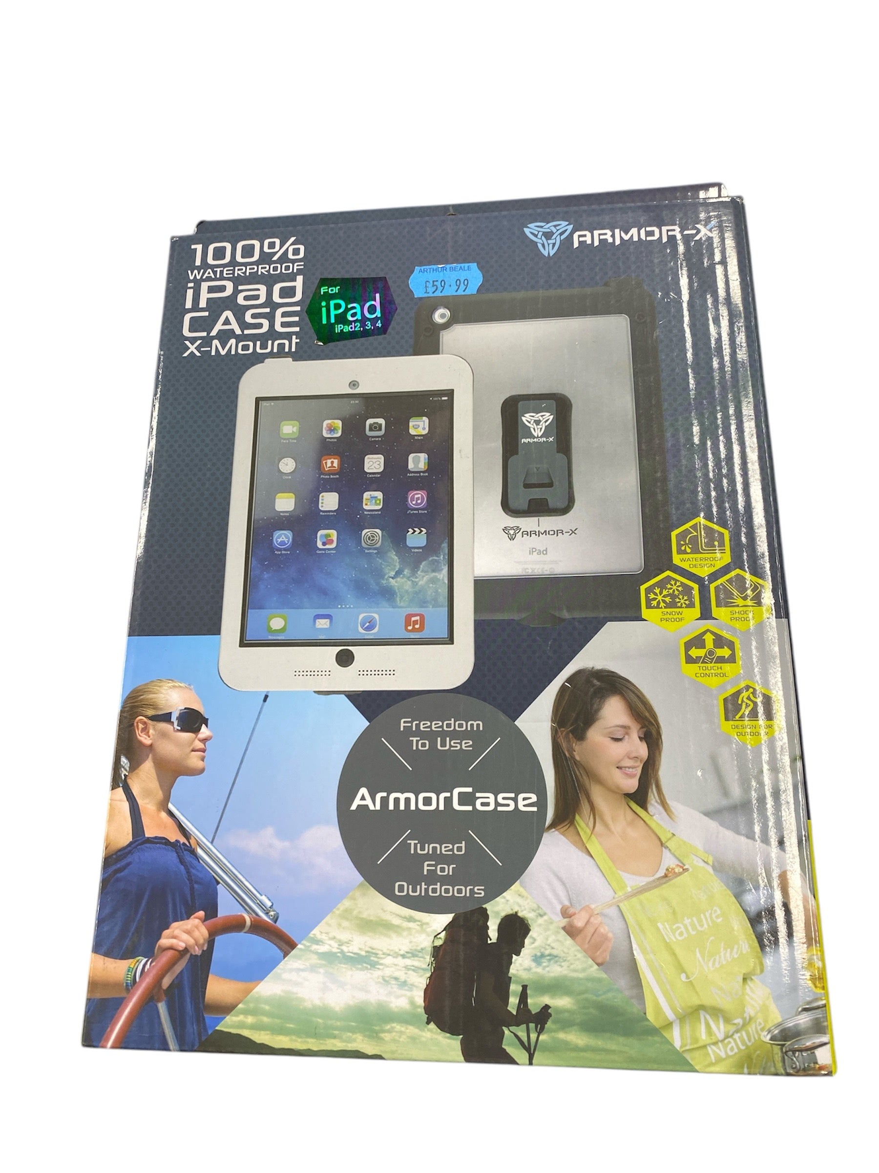 Armor-X Waterproof Case for iPad 2/3/4