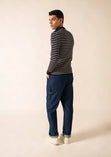 Saint James Matelot sailor jumper Marine/Ecru, Large.