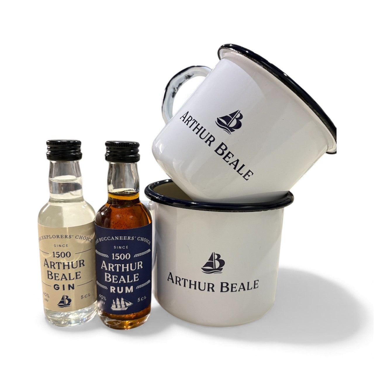 Arthur Beale Rum and Gin Miniatures gift set