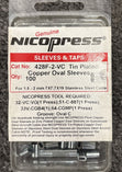 Nicopress 1/16" Tin Plated Copper Oval Sleeve (Pack of 100)