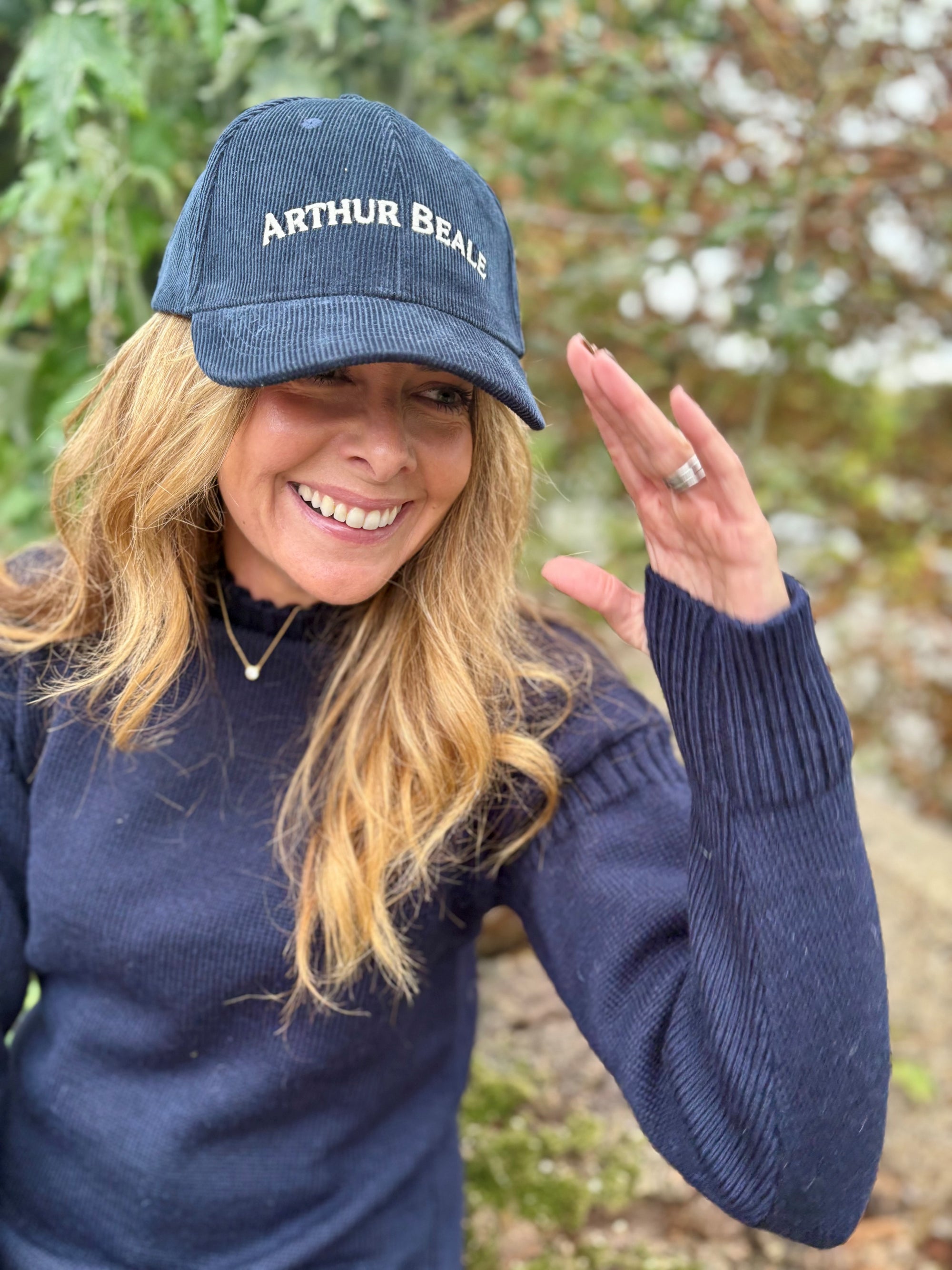 Arthur Beale Cord Baseball Cap