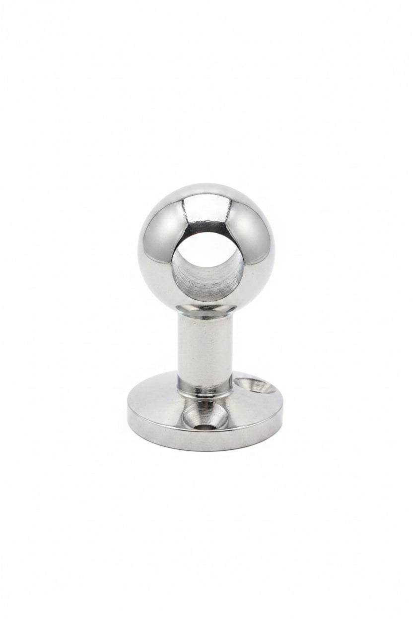 Through ball Post for 3/8" Rail