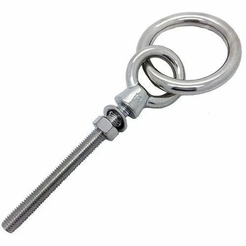 Long Shank Ring Bolt - Stainless Steel