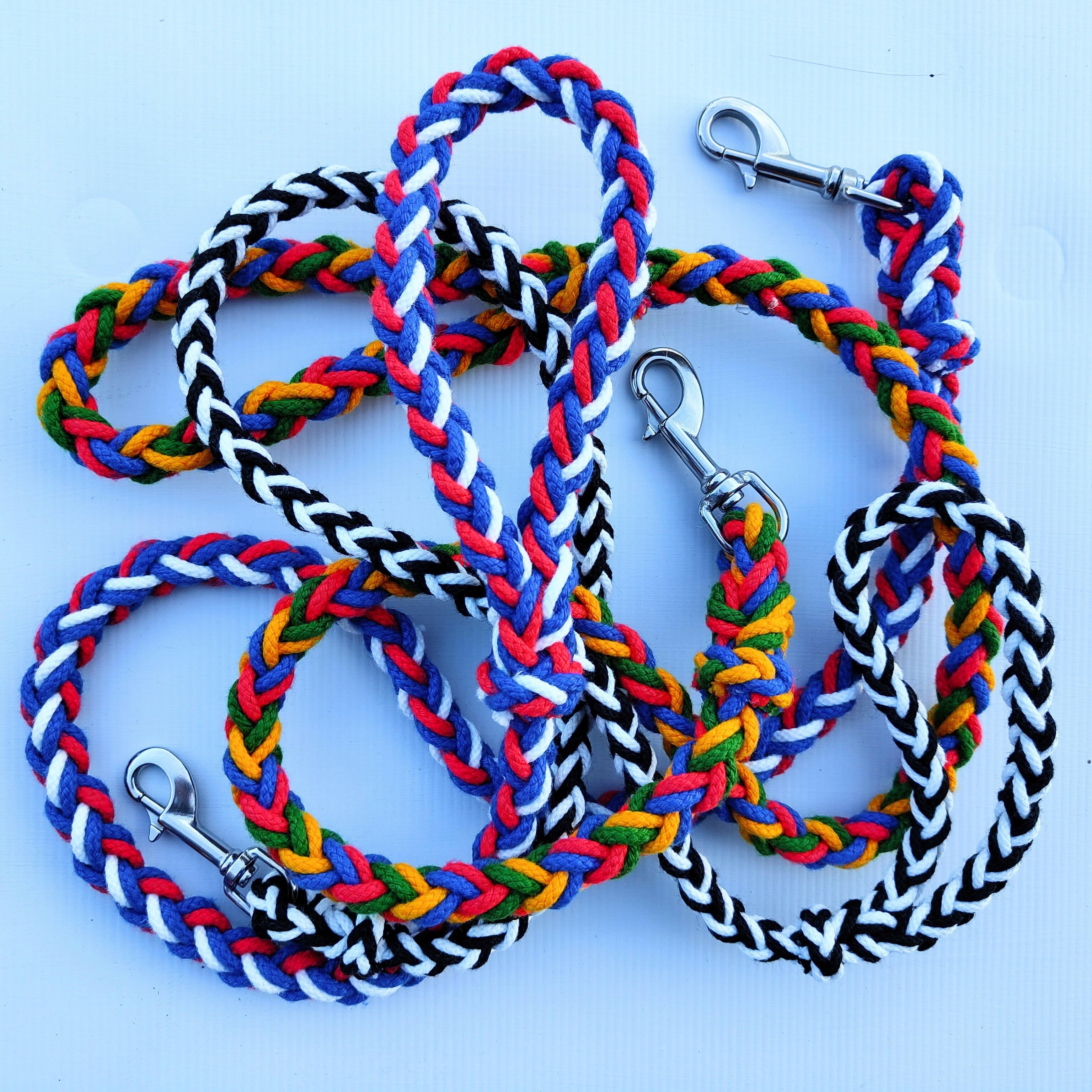 Arthur Beale Plaited Dog Leads.