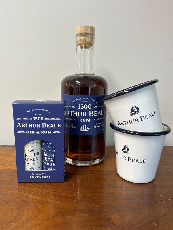 Rum, Tumblers and Miniatures gift set