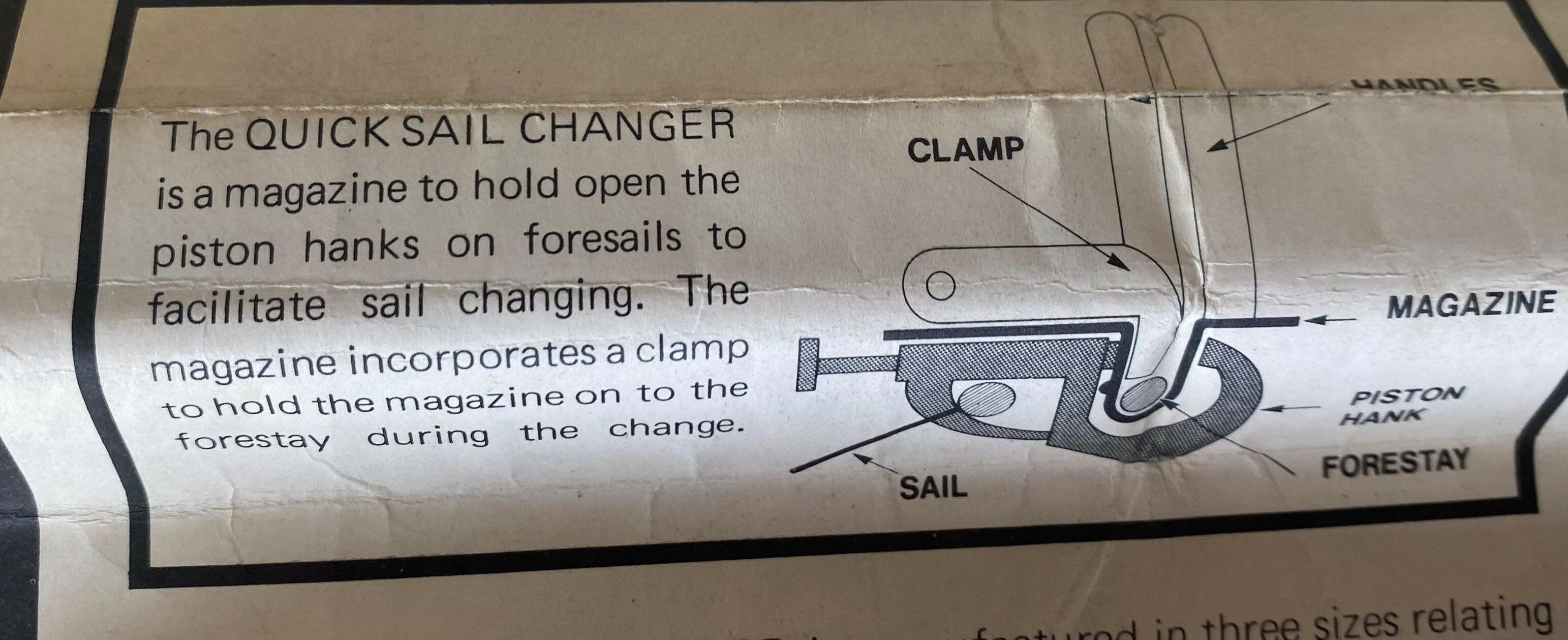 Quick Sail Changer.