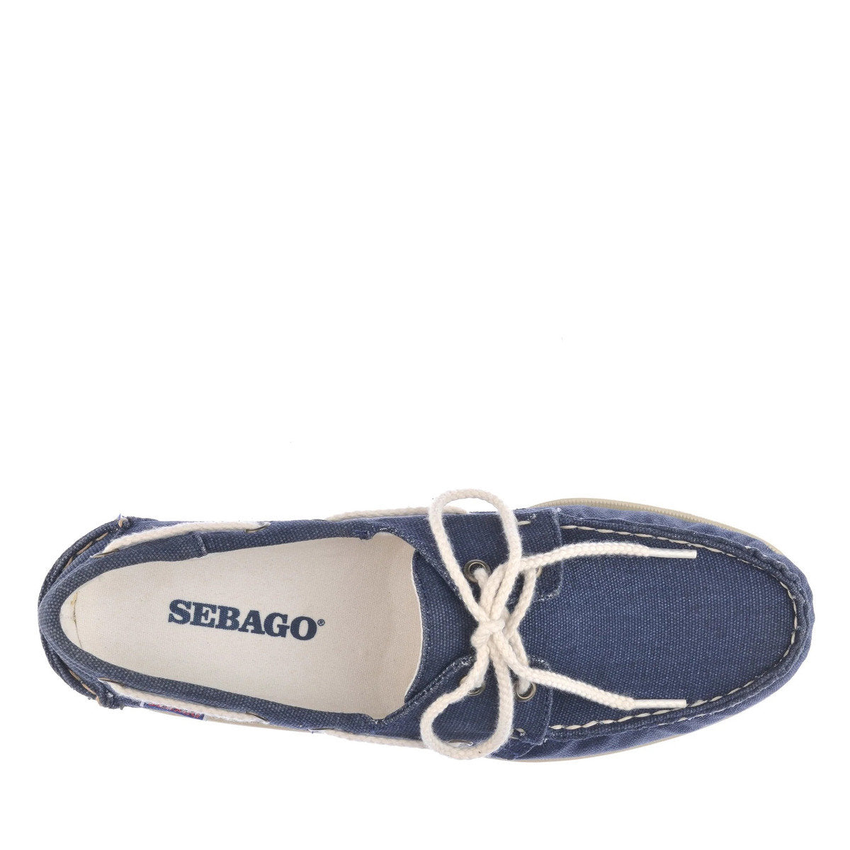 Sebago Mens Portland Summer Shoe (Washed canvas)