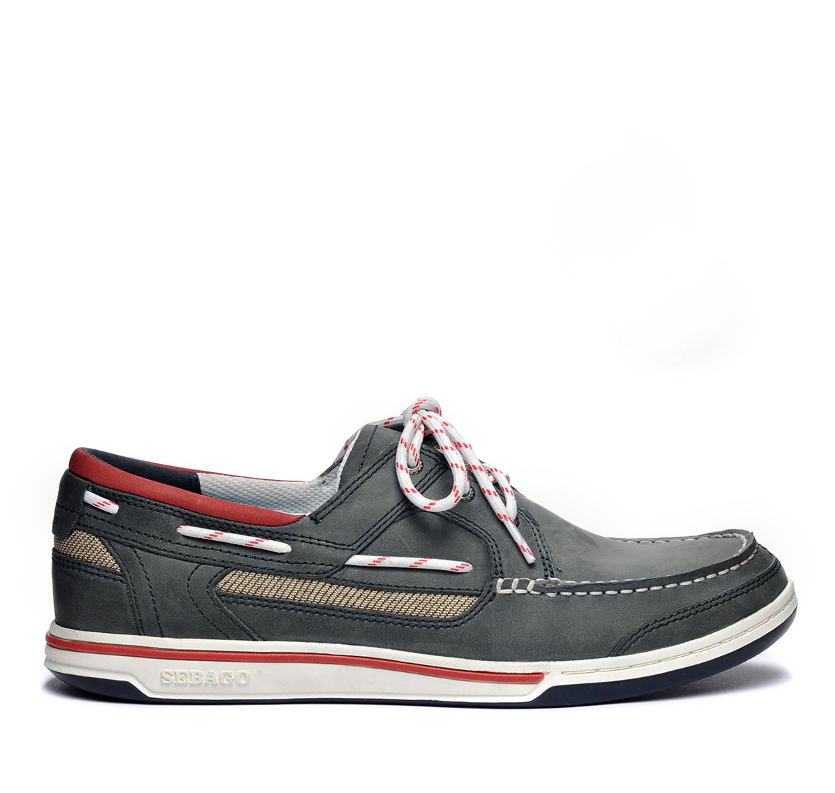 Sebago Mens Triton Three Eye Boat Shoe.