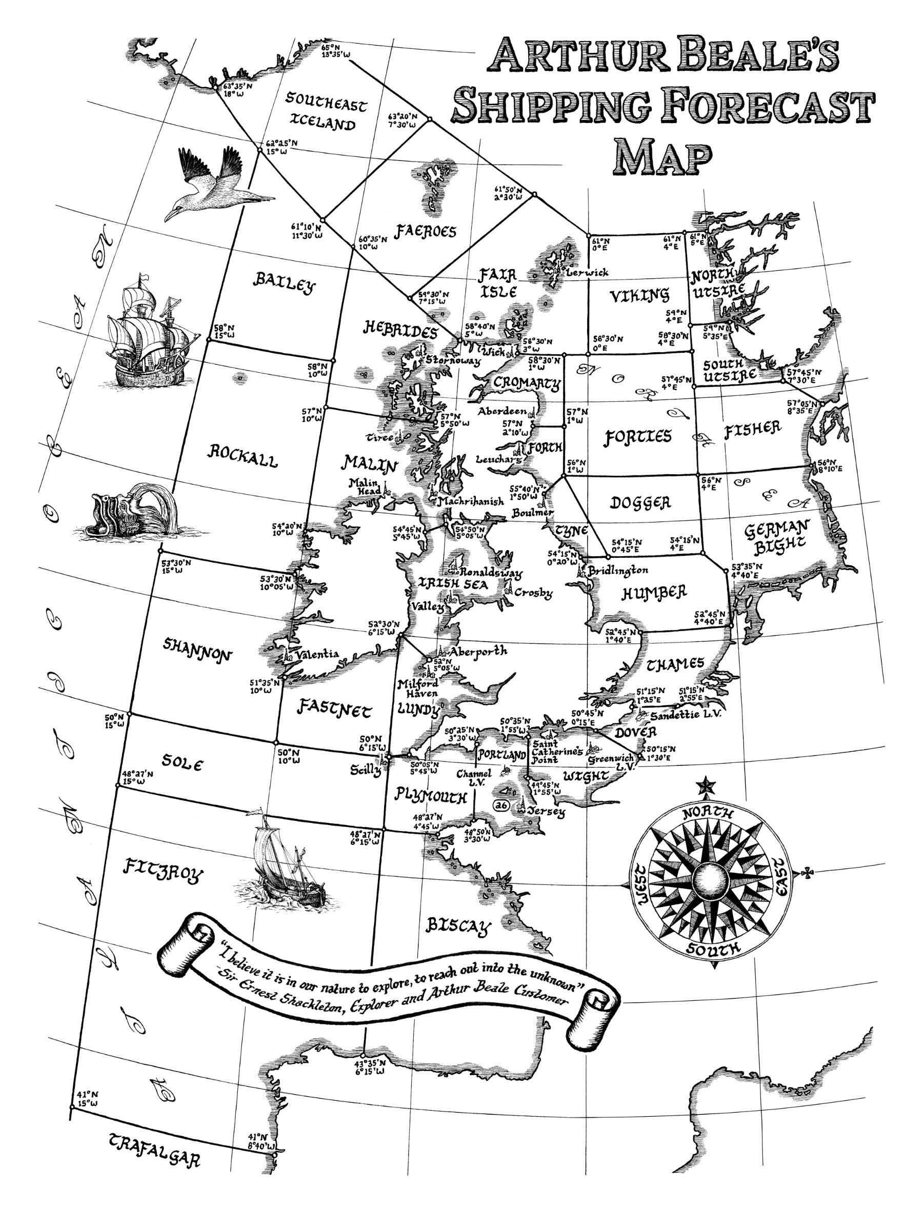 Arthur Beale Shipping Forecast T-Shirt