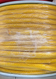 Soft Matt Braided Polyester Yellow 12mm 100m Reel