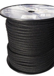 Soft Matt Braided Polyester Black 14mm 100m Reel