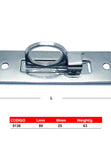 Stainless steel floor bracket with spring