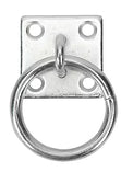 Stainless Steel Square Eye Plate With Ring